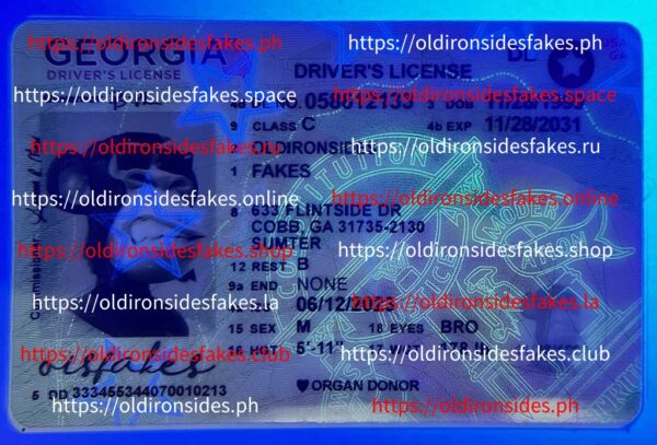 Georgia Driver License(New GA O21) - Image 3