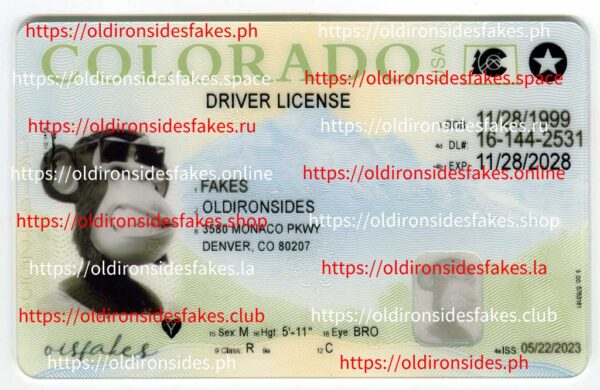 Colorado Driver License(New CO 2020)