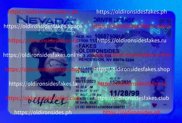 Nevada Driver License(New NV) - Image 3