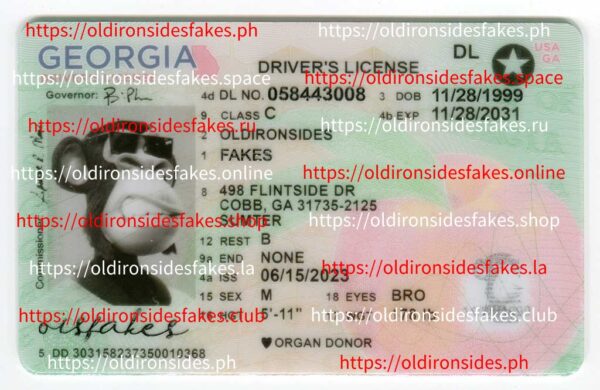 Georgia Driver License(New GA 2022 PolyCard)