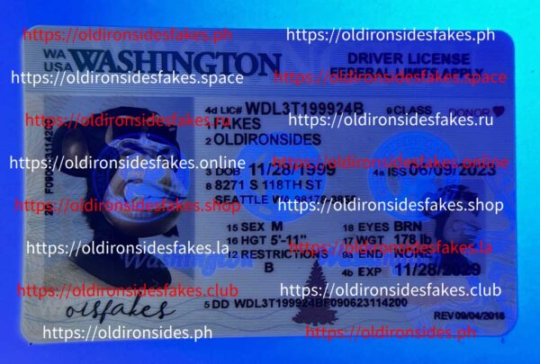 Washington Driver License(New WA) - Image 3