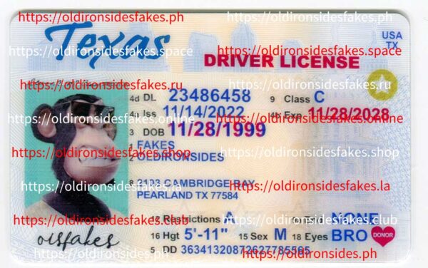 Texas Driver License(Old TX O21)