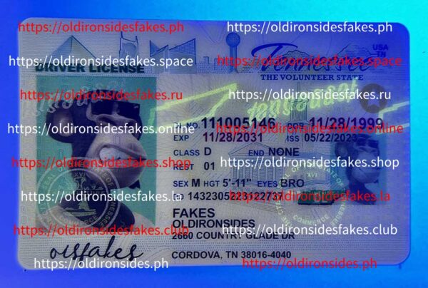 Tennessee Driver License(TN O21) - Image 3
