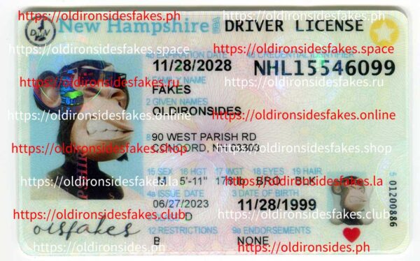 New Hampshire Driver License(NH)