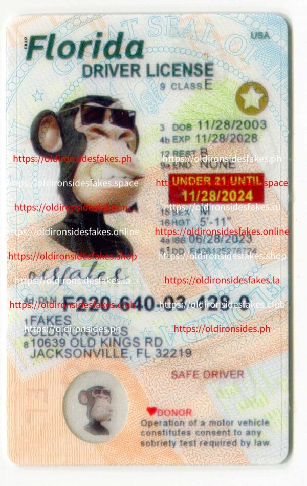 Florida Driver License(New FL U21 DRIVER V2)