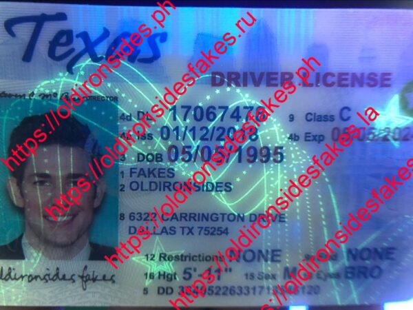 Texas Driver License(Old TX O21) - Image 5