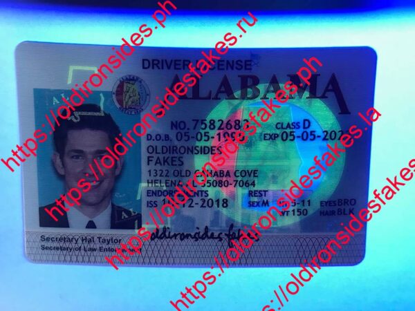 Alabama Driver License(AL) - Image 5